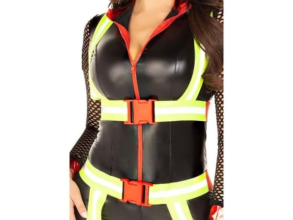 Inferno Fire Fighter maskeradkostym