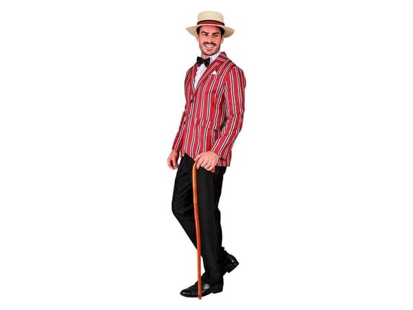 Randig 20-tals kavaj kostym