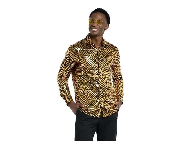 Golden Geo Star skjorte
