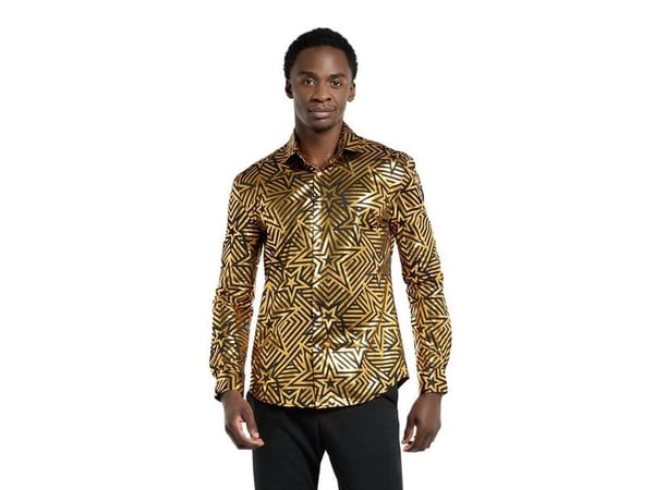 Golden Geo Star skjorte