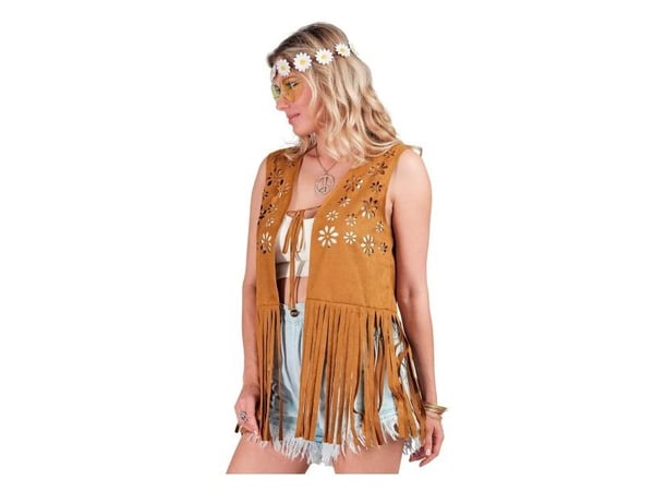 Blomster hippie vest