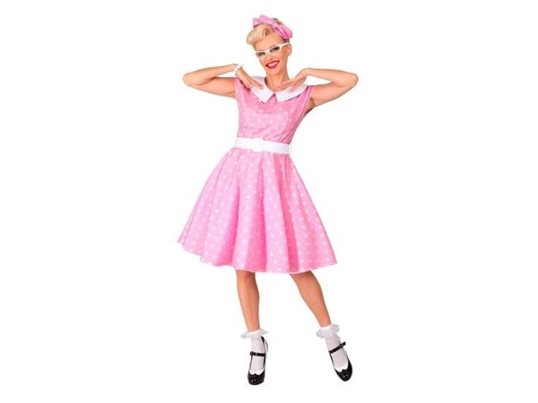 Pink 50er kjole