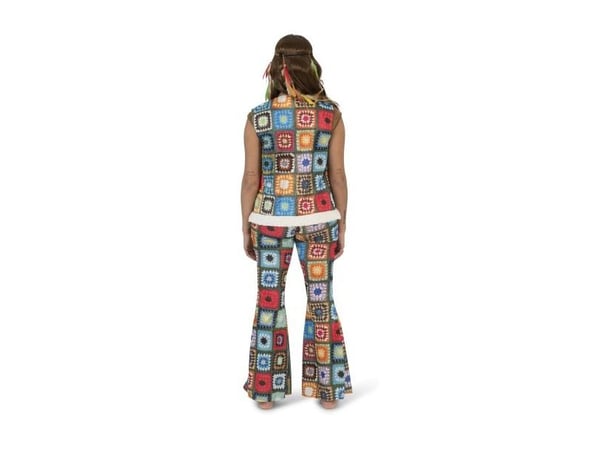 Hippie patchworkväst