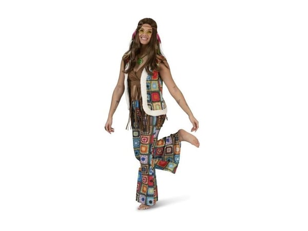 Hippie patchworkväst