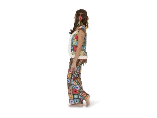 Hippie patchworkväst