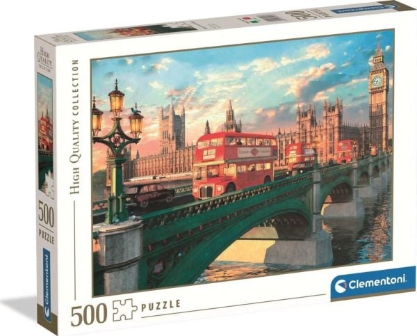 Clementoni Puzzle HQ Westminster Bridge 500 brikker (35569)