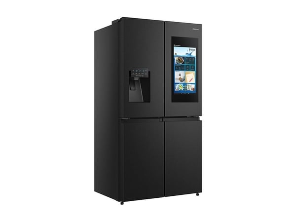 Hisense RQ760N4IFE - Kjøleskap/fryser - fransk dør underfryser med vannautomat, isdispenser - Wi-Fi - bredde: 91.4 cm - dybde: 72.5 cm - høyde: 178...