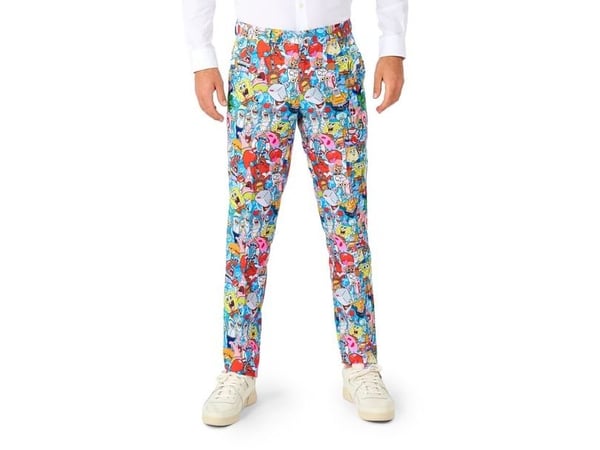 OppoSuit SpongeBob Frenzy maskeradkostym för vuxna