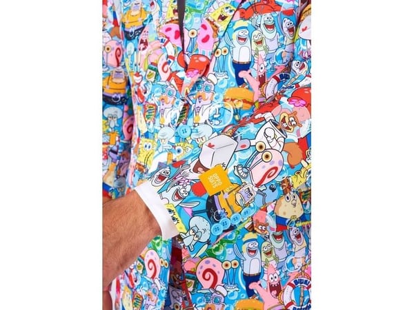OppoSuit SpongeBob Frenzy maskeradkostym för vuxna