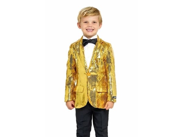 Guld paillet jakke