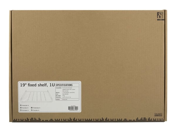 DELTACO 19-FH66 - hylly - 19"