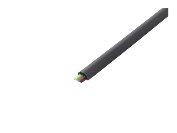 DELTACO MD-14S - Mengdetelefonkabel - flat - svart