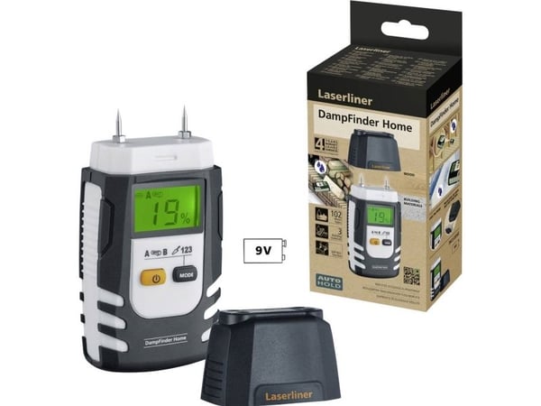 Laserliner DampFinder Home, 2 °C, 2%, -10 - 50 °C, 0 - 85%, LR44, 1,5 V
