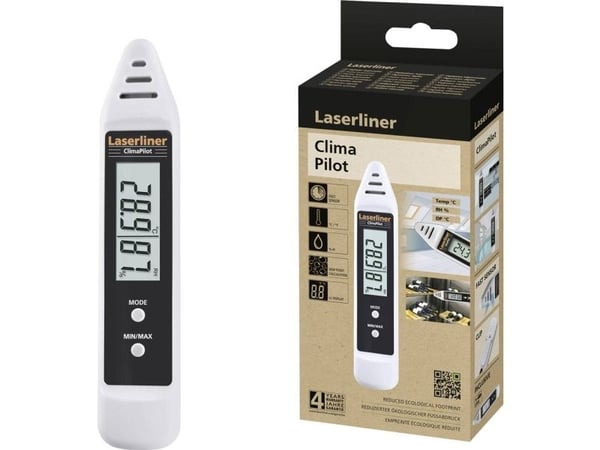 Laserliner ClimaPilot, Digitaalinen, Suorakulmainen, LR44, 1,5 V