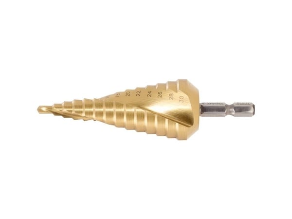KS Tools 330.2347, Drill, Trinn Borekrone, Høyrehåndsrotasjon, 3,7 cm, 100 mm, Metall