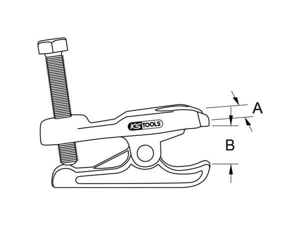 KS Tools 450.0056, Terästä, 1 kpl, 4,34 kg