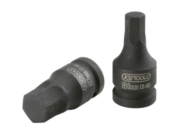 KS Tools 911.0987, Kraftpipe, 1 hoder, 1/2", Krom-molybden, 25 mm, 38 mm