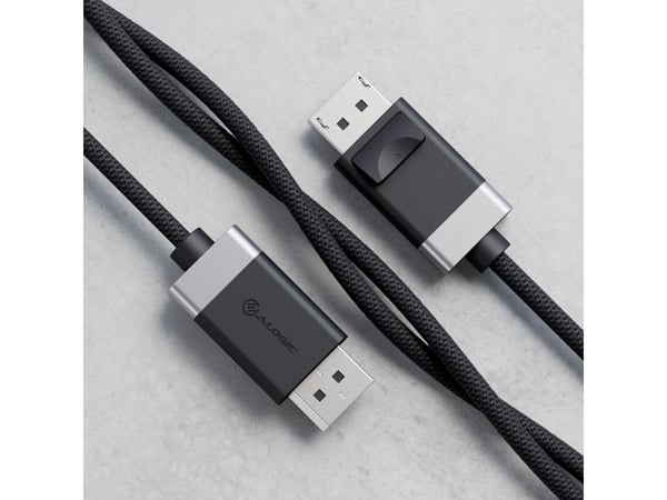 ALOGIC FUDP2-SGR, 2 m, DisplayPort, DisplayPort, Hanstik, Hanstik, Hanstik, 7680 x 4320 pikseliä