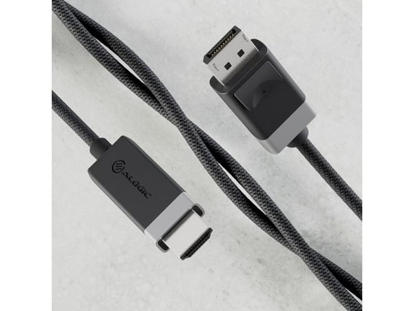 ALOGIC FUDPHD2-SGR, 2 m, DisplayPort, HDMI, Uros, Uros, Suora