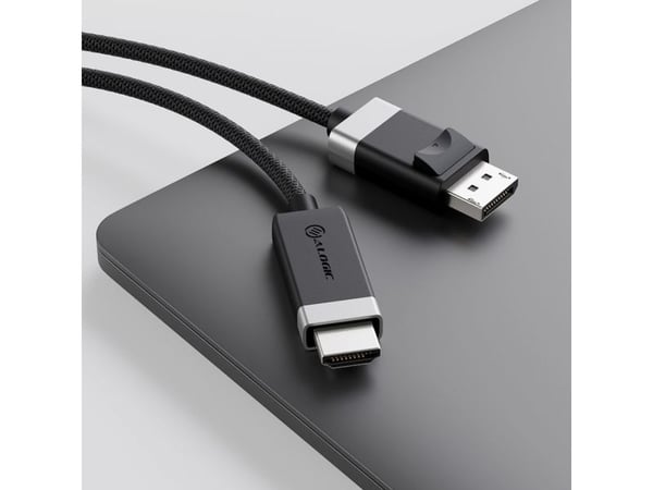 ALOGIC FUDPHD2-SGR, 2 m, DisplayPort, HDMI, Uros, Uros, Suora