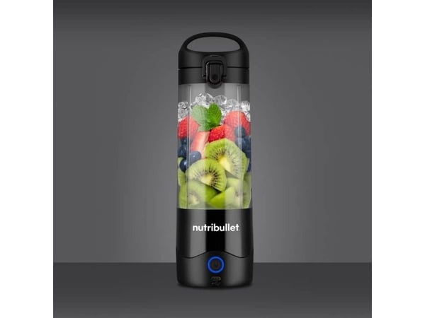 NutriBullet NBP003B, Kannettava blenderi, 0,475 L, Syke-toiminto, Jäänmurskaus, 0,4237 m, musta
