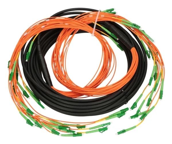 Ekstra kobling LC/APC-LC/APC | multipatchcord | SM 24F 25M, kaskade 90cm