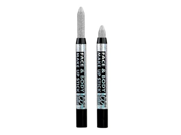 Sølv sminkestift med glimmer