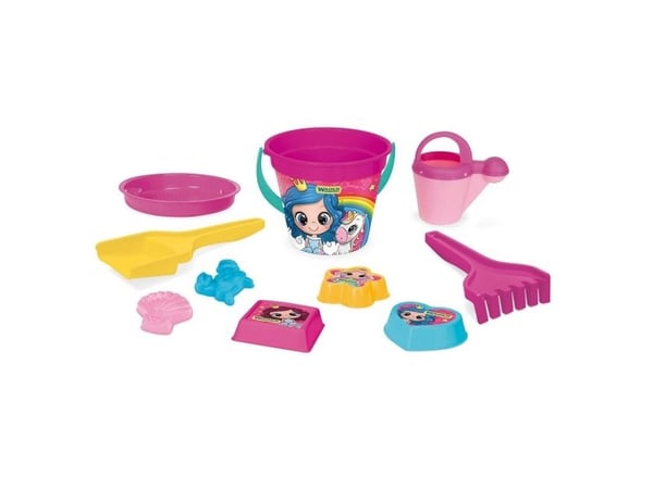 Wader sandsett IML rosa 10 deler Wader 75039 nett