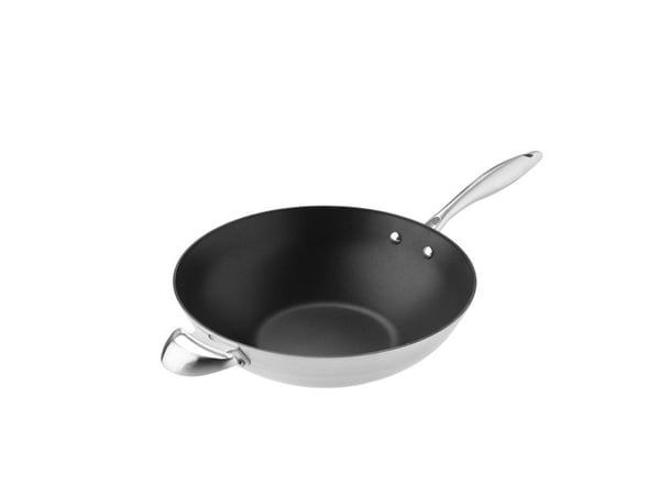 Wok Scanpan CTX Ø32 cm med galler/stavar Keramiskt titanstålhandtag,1 st/krt