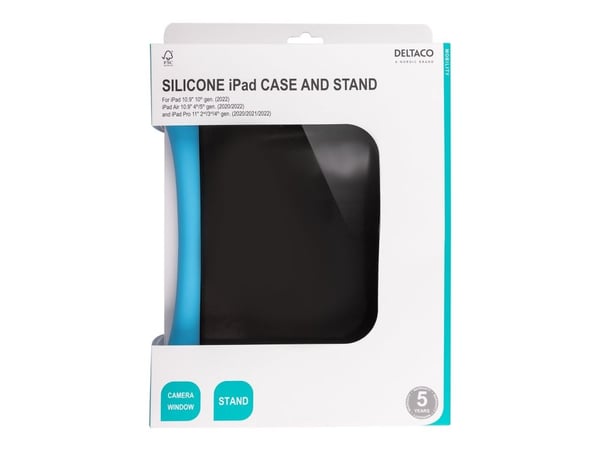 Deltaco Silicone case iPad Air 11"/Air10.9"4/5, 10.9"10/Pro11"3/4,bl, Suojus, Apple, Apple iPad 10 9inch 10th gen,Apple iPad Air 10 9inch 4th gen,A...
