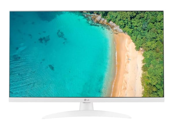 LG 27TQ615S-WZ - LED-skärm med TV-mottagare - Smart - 27" - 1920 x 1080 Full HD (1080p) - IPS - 250 cd/m² - 1000:1 - 14 ms - 2xHDMI - högtalare