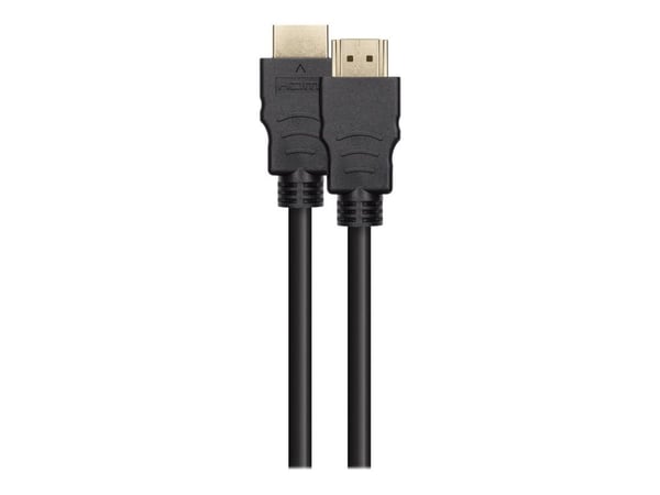 DELTACO - Ultra High Speed - HDMI-kabel - HDMI hane till HDMI hane - 50 cm - skärmad - svart - 4K120Hz stöd, 8K60Hz stöd