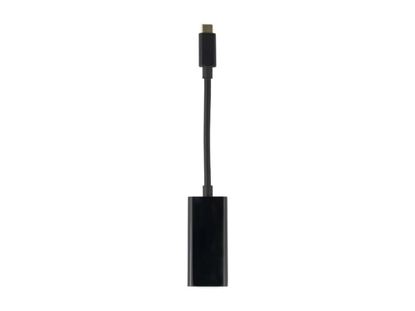 DELTACO - Nettverksadapter - USB-C 3.1 - 10/100/1000Base-T(X) x 1 - svart