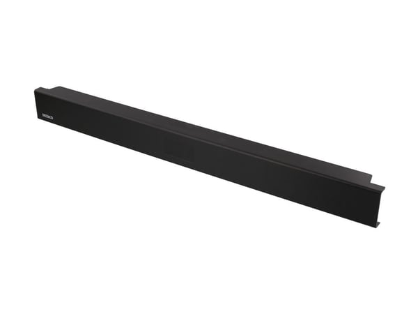 DELTACO 19-8 - Paneldekke for rackkabelstyring - svart - 1U - 19"