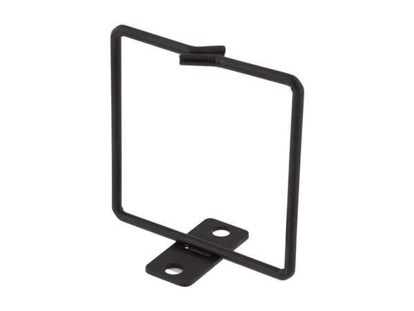 DELTACO 19-13 - Kabelhenger - svart - 1U - 19"