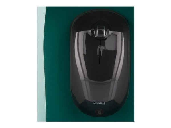 DELTACO MS-900 Silent - Hiiri - 4 painiketta - langaton - Bluetooth 5.0 - musta - läpipainopakkaus (blisteri)