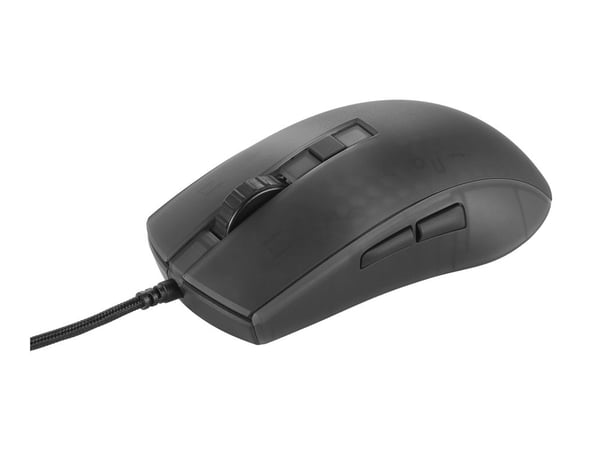 Deltaco GAM-144, Høyrehånd, USB Type-A, 6200 dpi, Svart