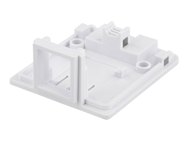 DELTACO VR-222 - Overflatemonteringsboks for nettverk - hvit - 1 port