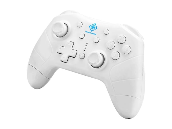 DELTACO GAMING GAM-103 - Håndkonsoll - trådløs - Bluetooth - hvit - for Android, PC, Nintendo Switch