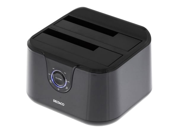 DELTACO MAP-GD35U3 - Diskkontroller - 2,5" / 3,5" delt - SATA 3Gb/s - USB 3.0 - svart