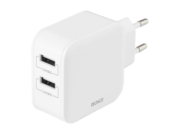 Deltaco USB-AC175, Sisätila, AC, Valkoinen