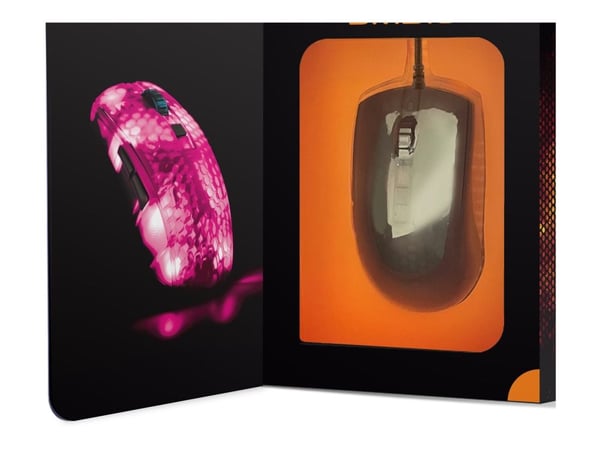 Deltaco GAM-144, Høyrehånd, USB Type-A, 6200 dpi, Svart