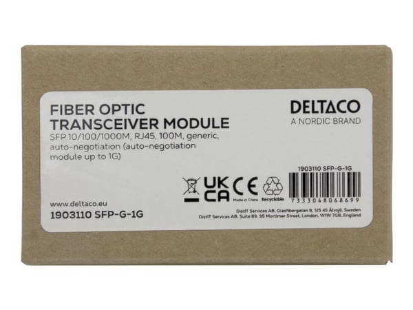 SFP 10/100/1000M, RJ45, 100M, yleinen