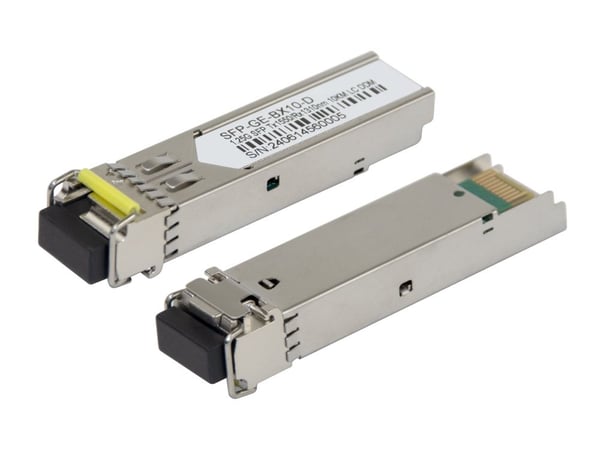 DELTACO - SFP (mini-GBIC) transceivermodul - 1.25GbE - 1000Base-LX - LC-enkeltmodus - opp til 10 km - 1310 (TX) / 1550 (RX) nm