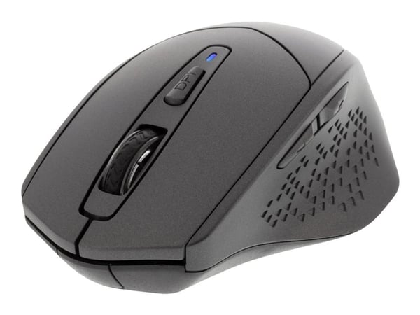 DELTACO MS-901 Silent - Mus - optisk - 4 knapper - trådløs - Bluetooth 5.0 - mørk grå