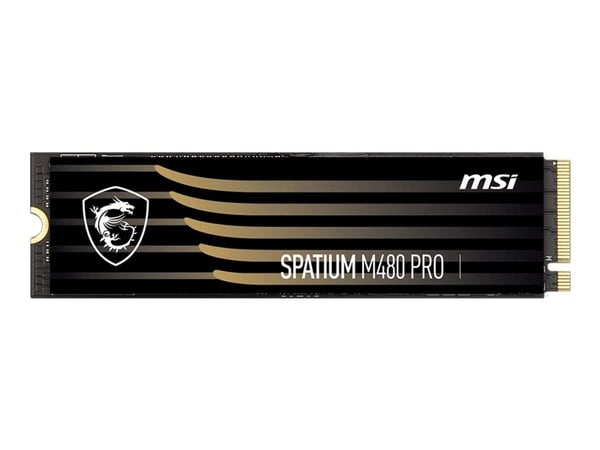 MSI SPATIUM M480 PRO PCIE 4.0 NVME M.2 2TB, 2TB, M.2, 7400 MB/s