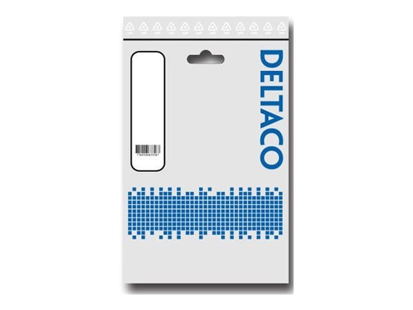 DELTACO USB-299S - USB-kabel - USB (hann) til Micro-USB type B (hann) - USB 2.0 - 25 cm - svart