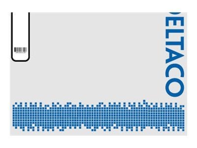 DELTACO - Koppeledning - RJ-45 (hann) til RJ-45 (hann) - 10 m - SFTP - CAT 7 - halogenfri, formet - svart