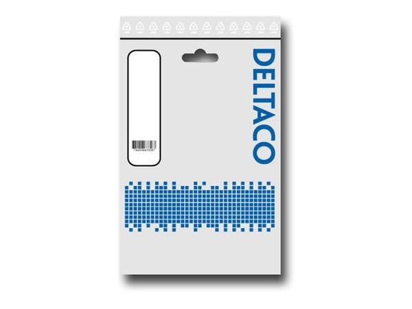 DELTACO - Strömadapter - 8-stifts EPS12V (hane) till 8-stifts EPS12V (hona) - 25 cm