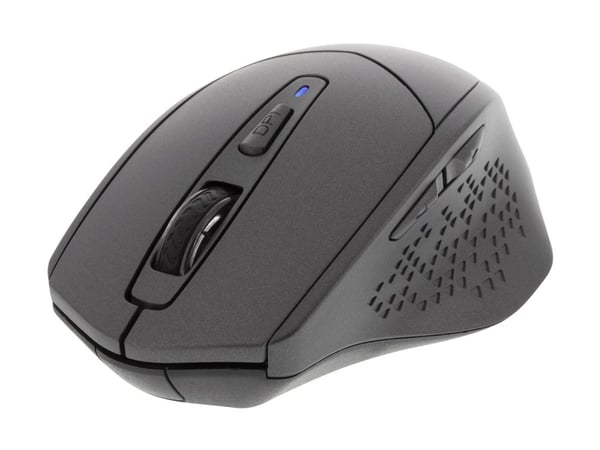DELTACO MS-901 Silent - Mus - optisk - 4 knapper - trådløs - Bluetooth 5.0 - mørk grå